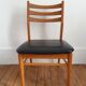 Lot de 2 chaises bois et skai