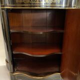Meuble d'appui violonné Napoléon 3 en bois noirci