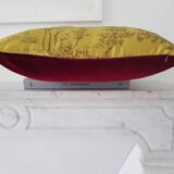Silk cushion cover