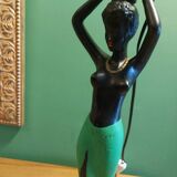 Vintage african lamp 50's