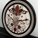 Burkart ceramic wall plate