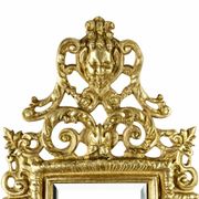 Pair of Napoleon III wall sconces in gilded bronze, with bevelled mirrors.