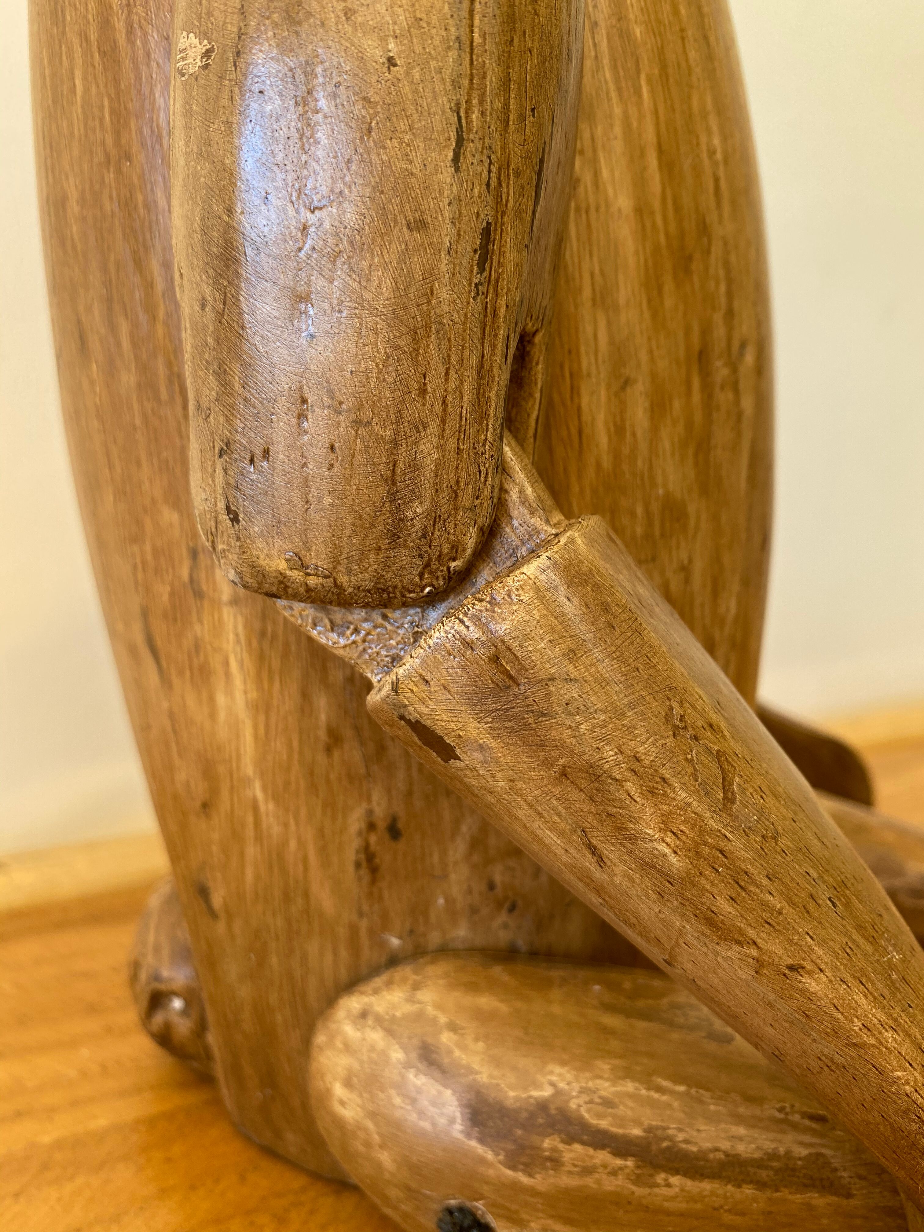 Hare Hennow XL articulated in wood 70cm