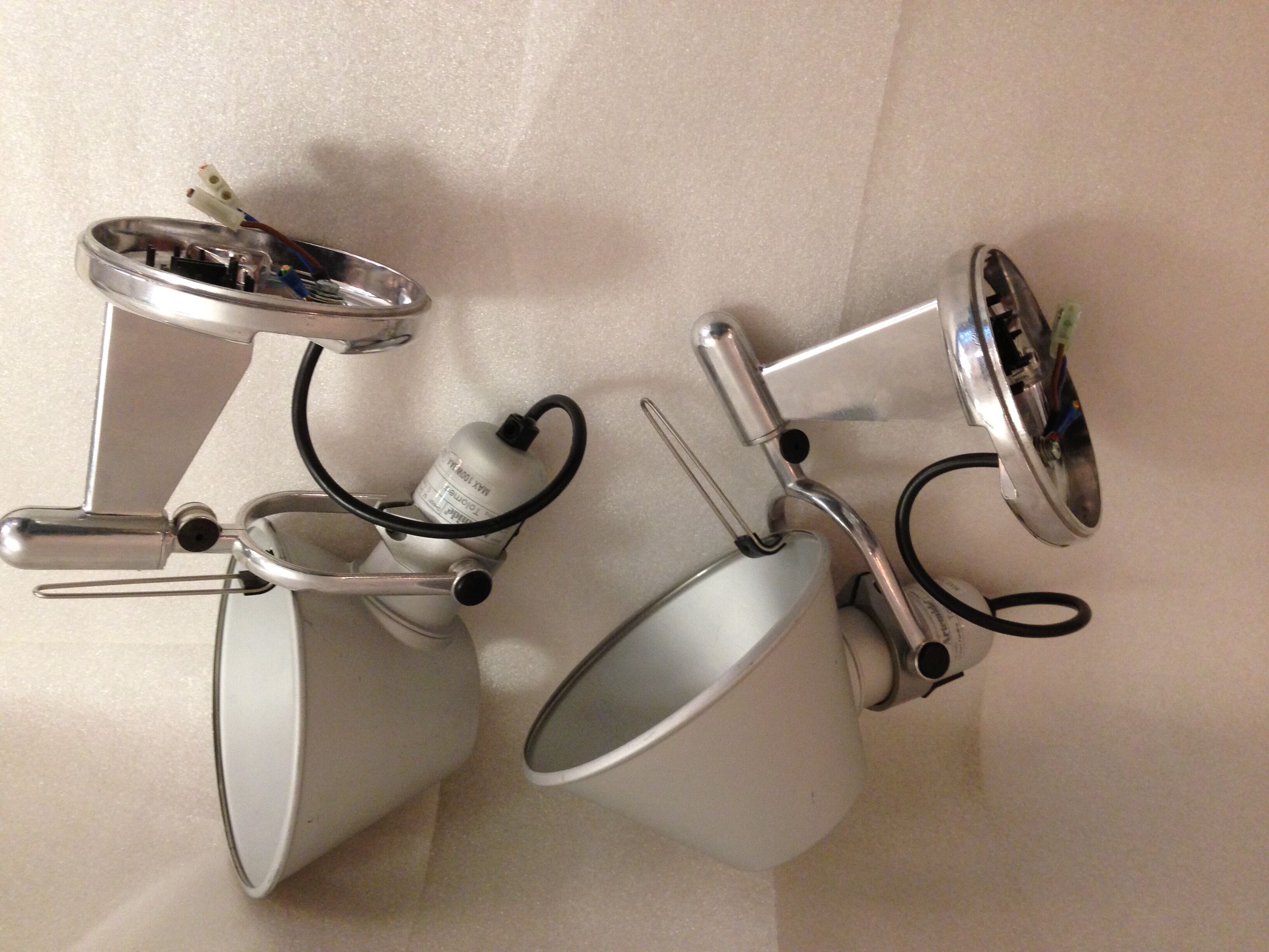 Pair of wall lamps Tolomeo Artemide