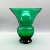 Vintage Green Glass Vase