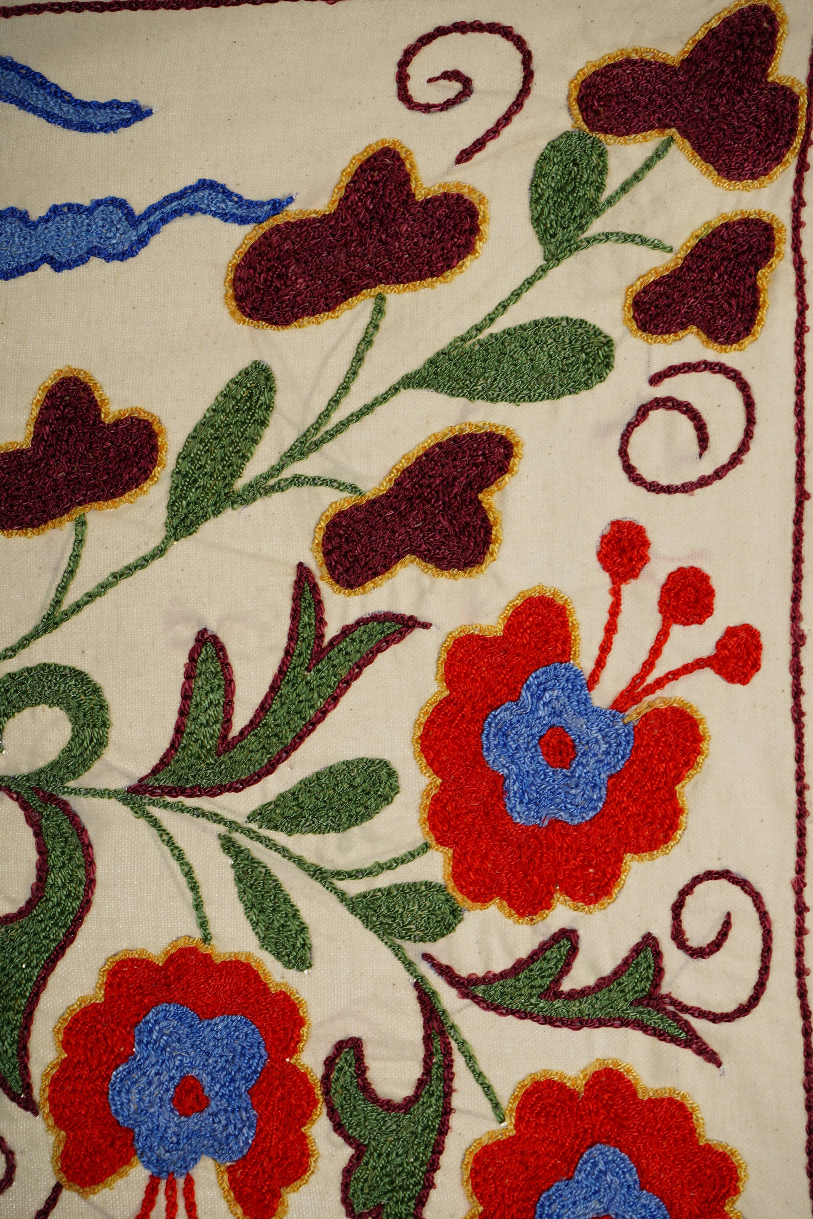 Hand-knotted rug, vintage Turkish rug 44x96 cm