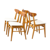 Set of 4 Danish model 210 Chairs from Farstrup, 1960's