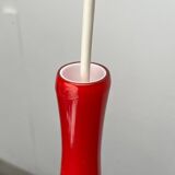 Glass pendant lamp of the mid-century Danish model by Jacob E. Bang for Fog & Mørup and Holmegaard, 1960s.