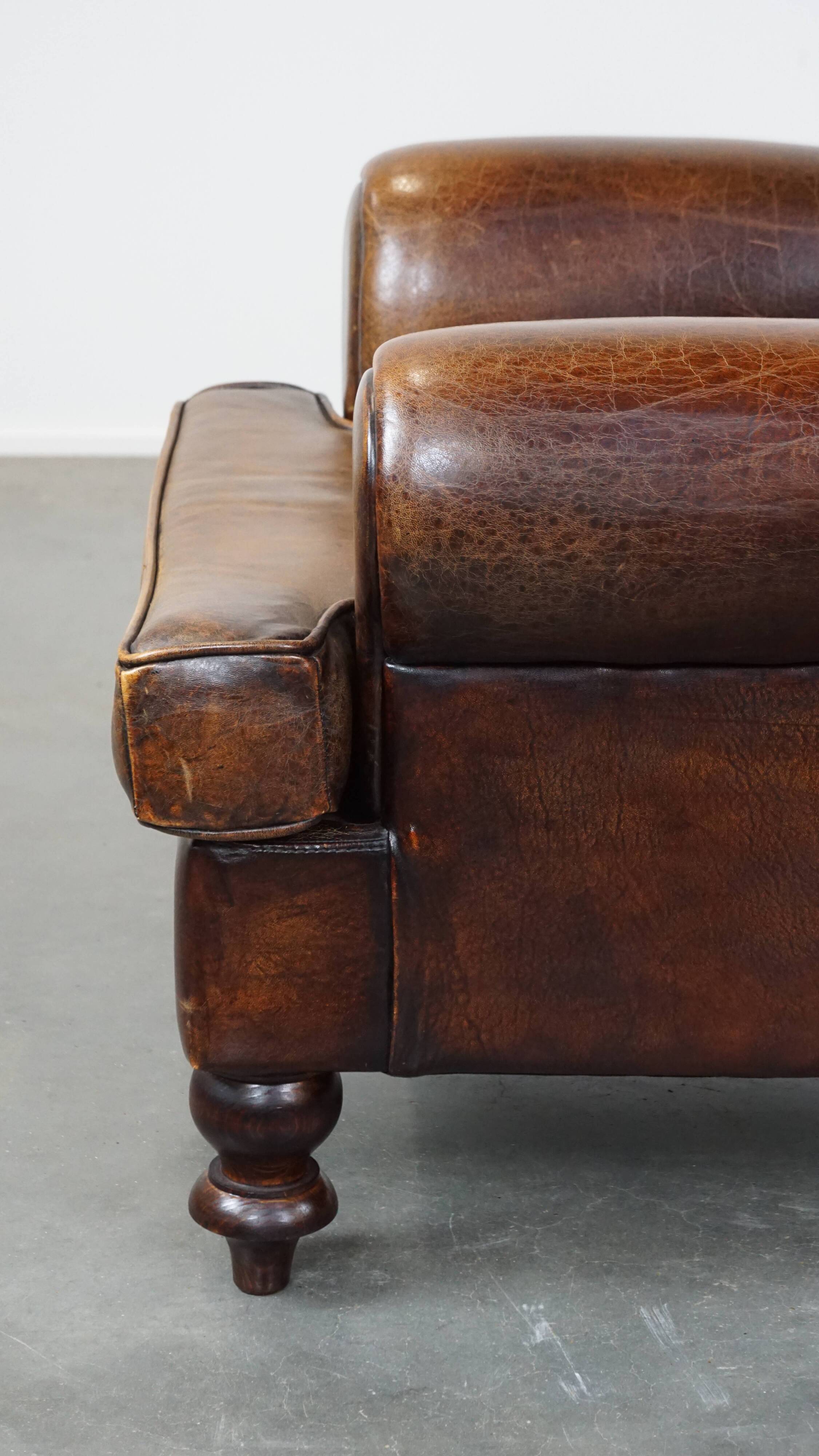 Sheep leather armchair