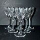 Set of 6 Chantilly liqueur glasses in cut crystal from SAINT-LOUIS signed 11.5cm