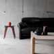 Maralunga black leather sofa 2 places, Vico Magistretti for Cassina