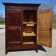 Armoire Louis Philippe en noyer massif