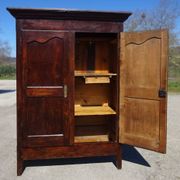 Louis Philippe wardrobe in solid walnut