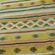 Hand-woven yellow kilim in pure wool 105×200cm