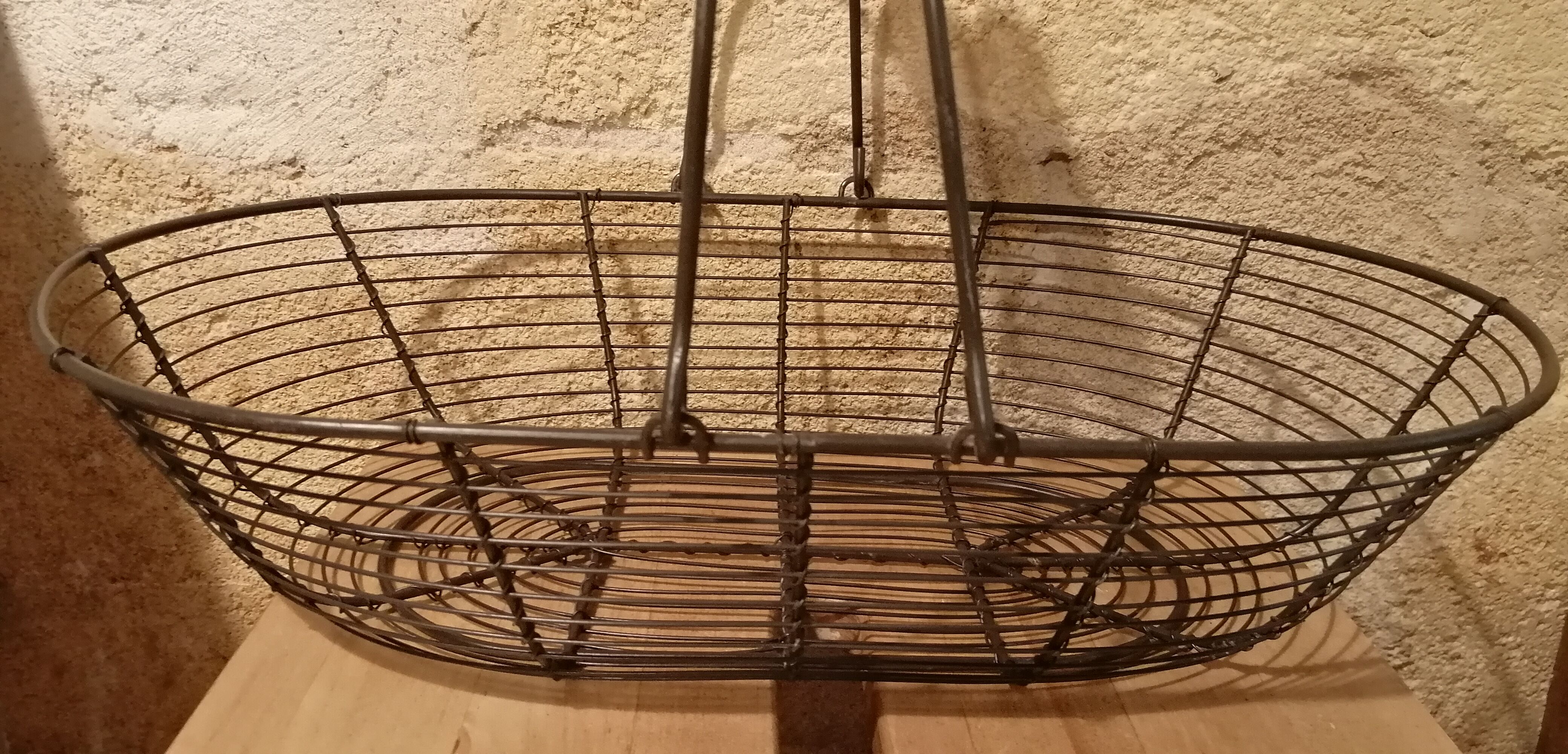 Garden metal basket