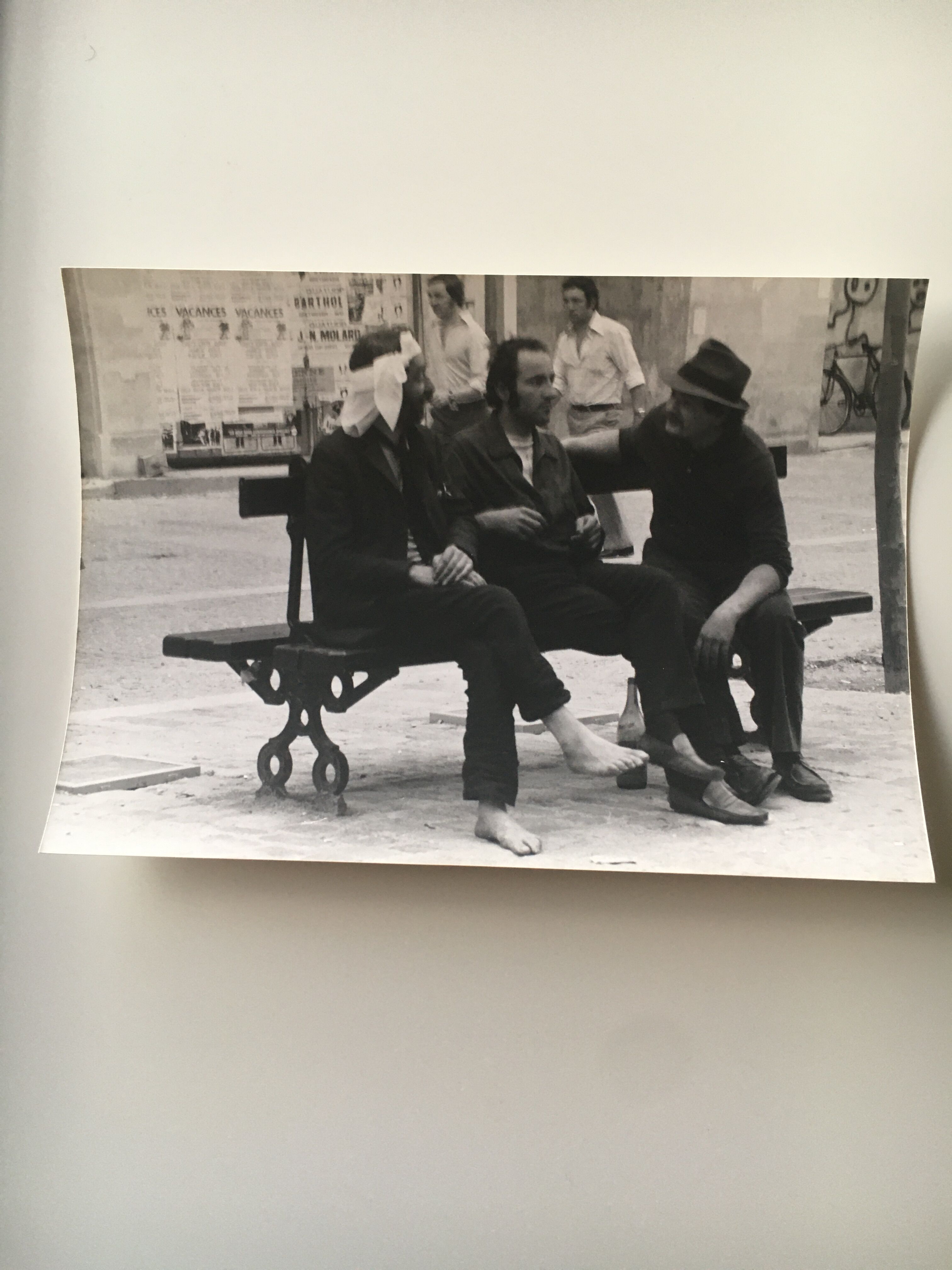 Photo années 80 Hommes rue