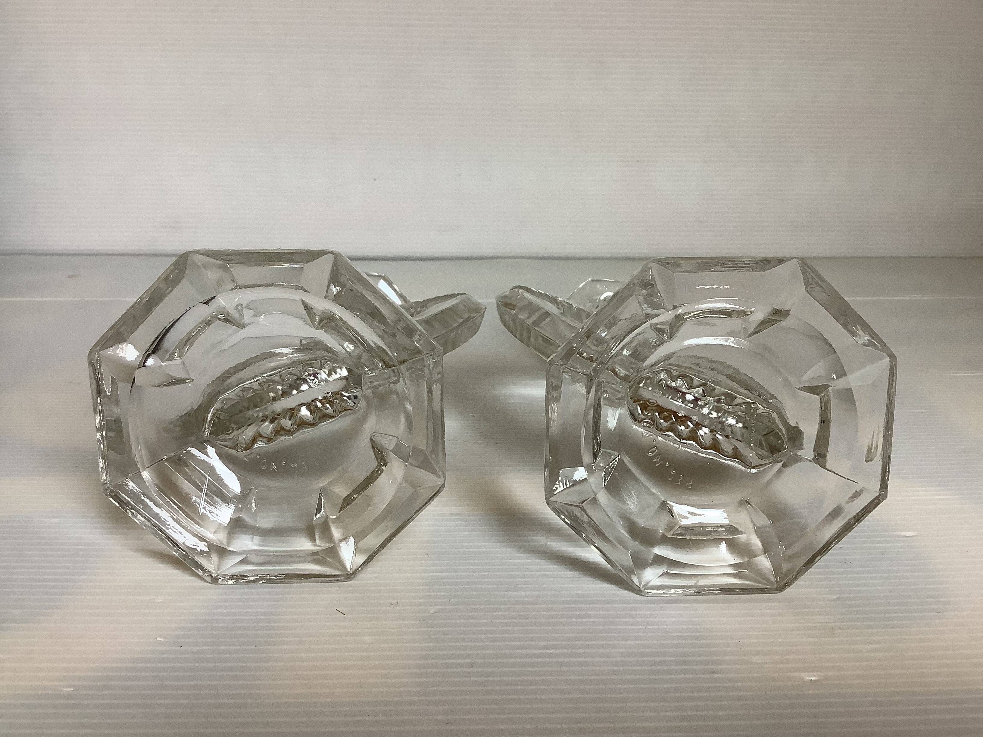 Pair of Libochovice candlesticks 1934 art deco