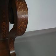 French trumeau / side table 1830s / inlay wood / mirror