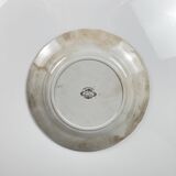 Large round patinated dish, Strasbourg model, Sarreguemines, 1880-1918