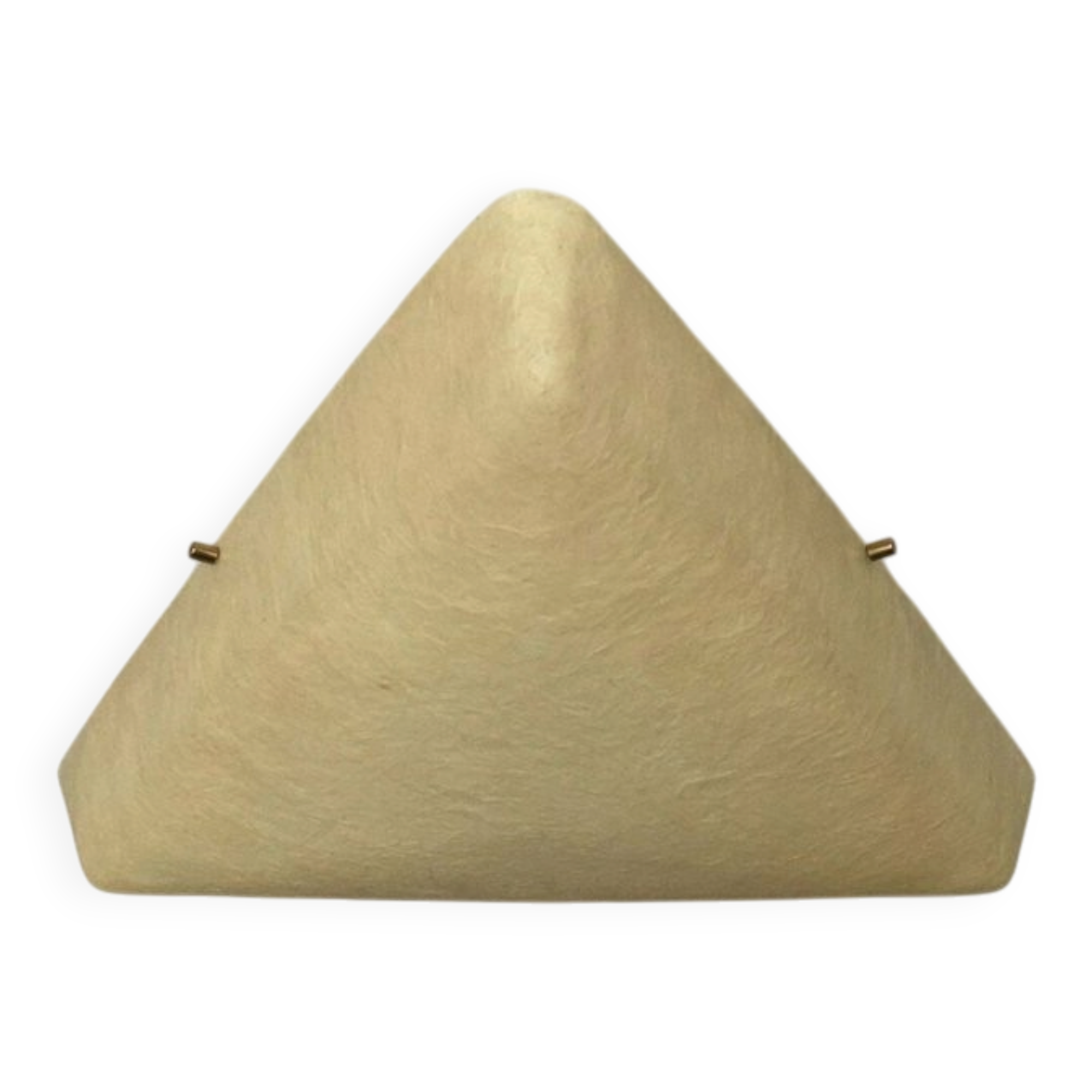 Mid-Century Minimalist Triangular Ceiling Lamp in Fibreglass, 1960s