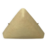 Mid-Century Minimalist Triangular Ceiling Lamp in Fibreglass, 1960s