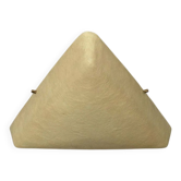 Mid-Century Minimalist Triangular Ceiling Lamp in Fibreglass, 1960s