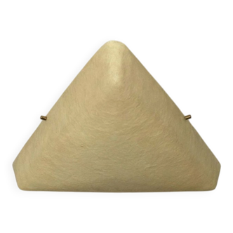 Mid-Century Minimalist Triangular Ceiling Lamp in Fibreglass, 1960s