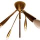 Organic italian brass ceiling, 1950s