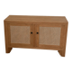 Buffet en chêne et cannage