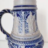 German sandstone jug decoration medieval kings
