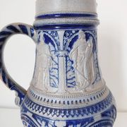 German sandstone jug decoration medieval kings