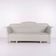 Antique storage bench – grey painted – pine wood – 1890s
