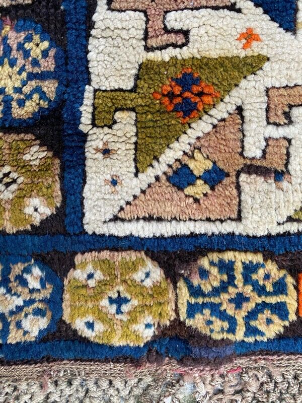 Kazak old Caucasian carpet 98x135 cm