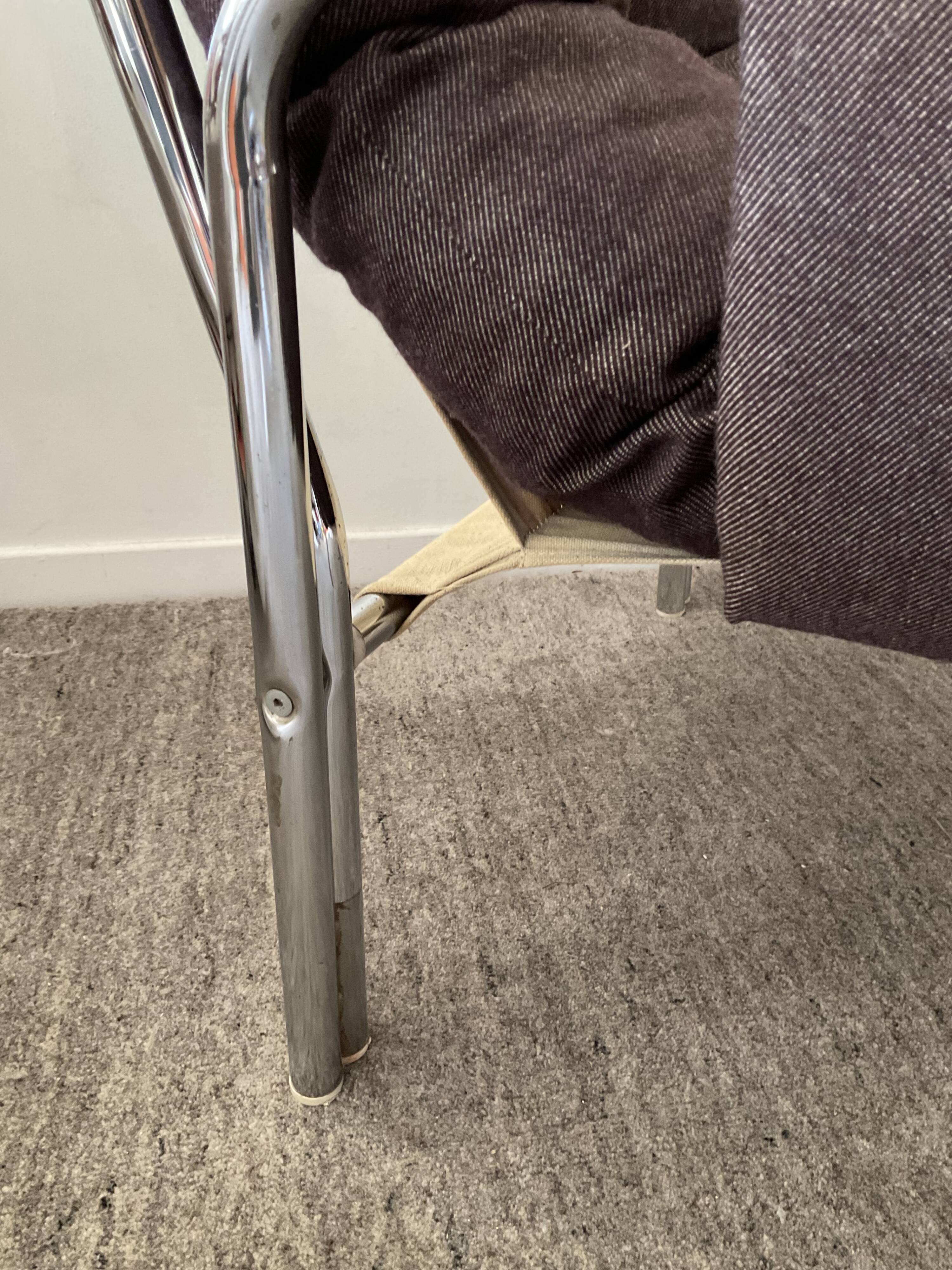 Vintage armchair Bauhaus style 70s