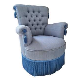 Blue toad armchair