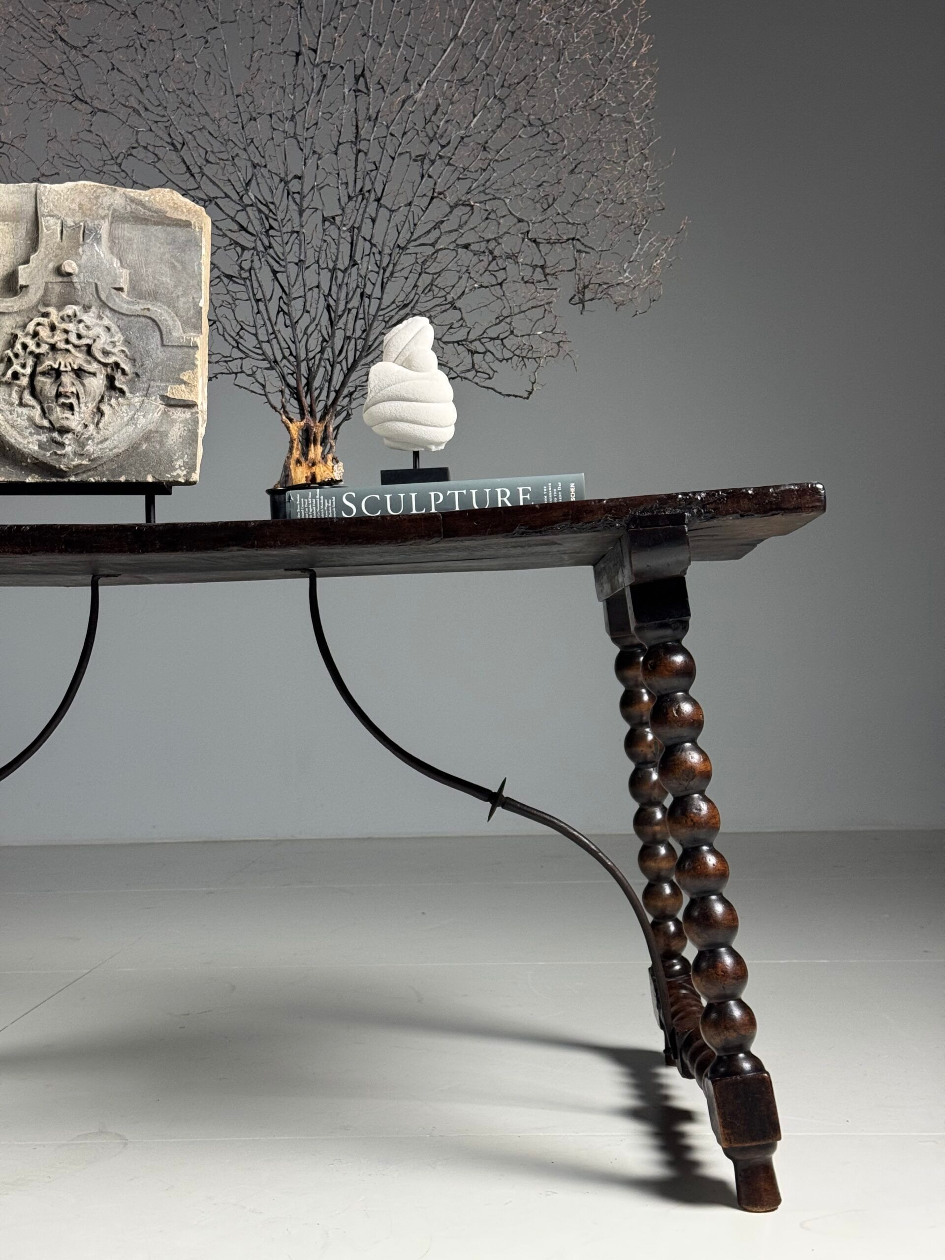 Spanish table 18th century bobbin