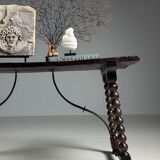 Spanish table 18th century bobbin