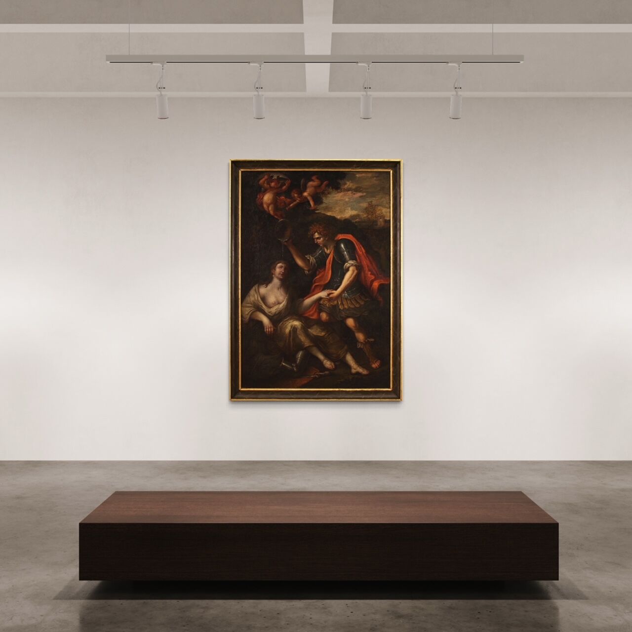 17th century painting, the baptism of Clorinda