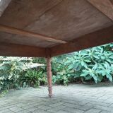 Large farmhouse table, 19th century