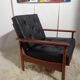 Scandinavian vintage leather armchair