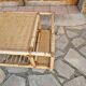Vintage rattan coffee table