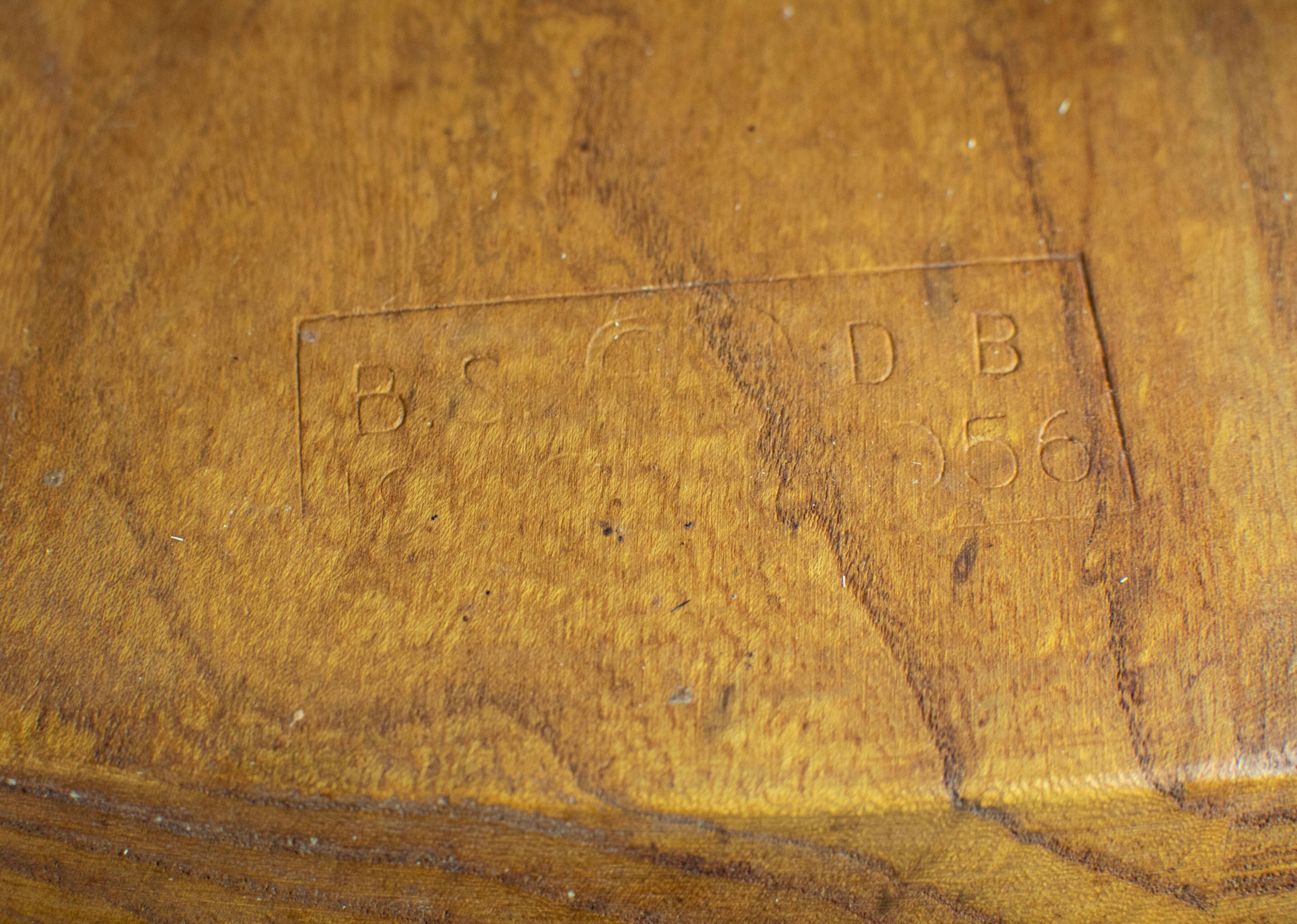 Pair of wooden chairs Ercol, 1960