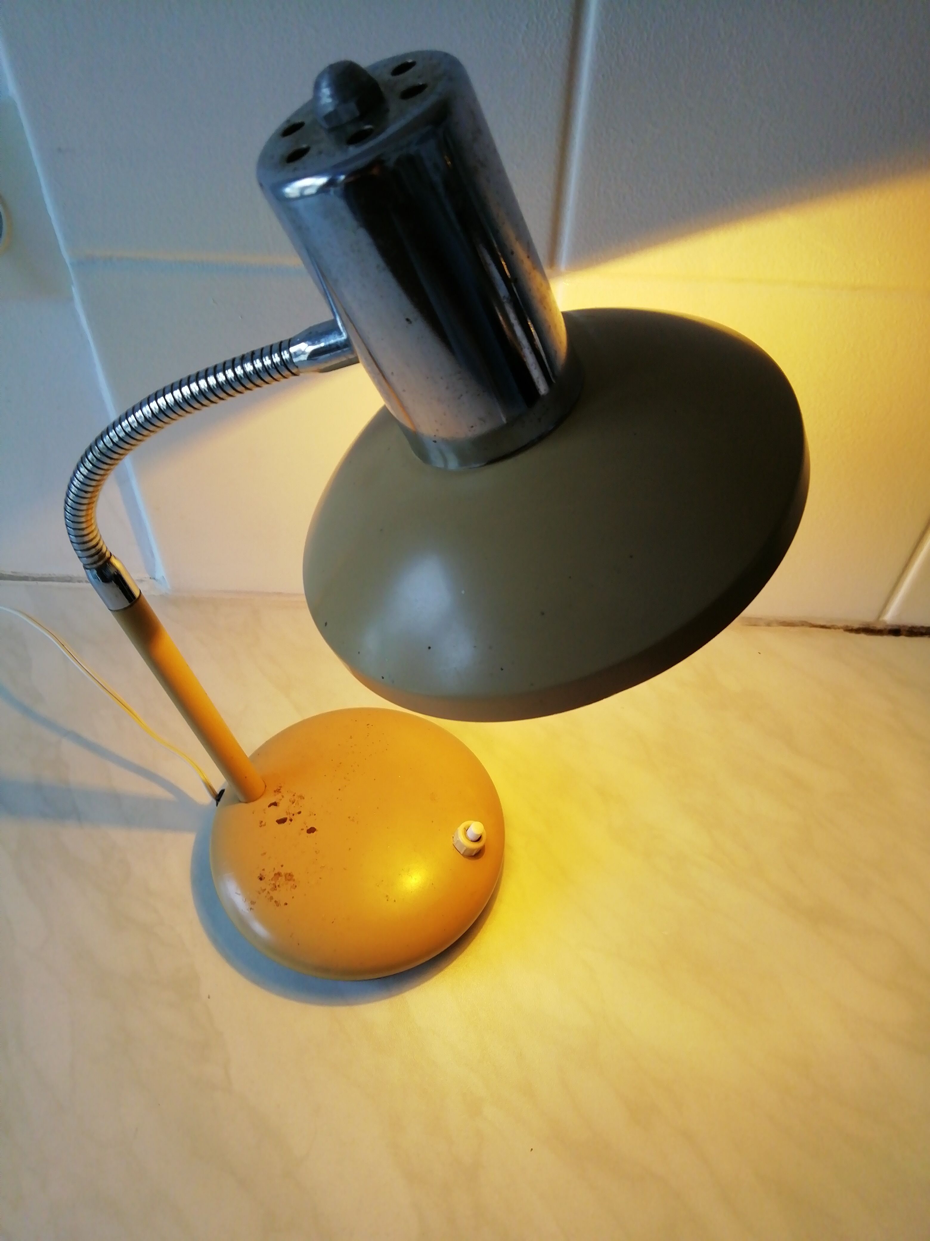Lampe de bureau Resistex années 50