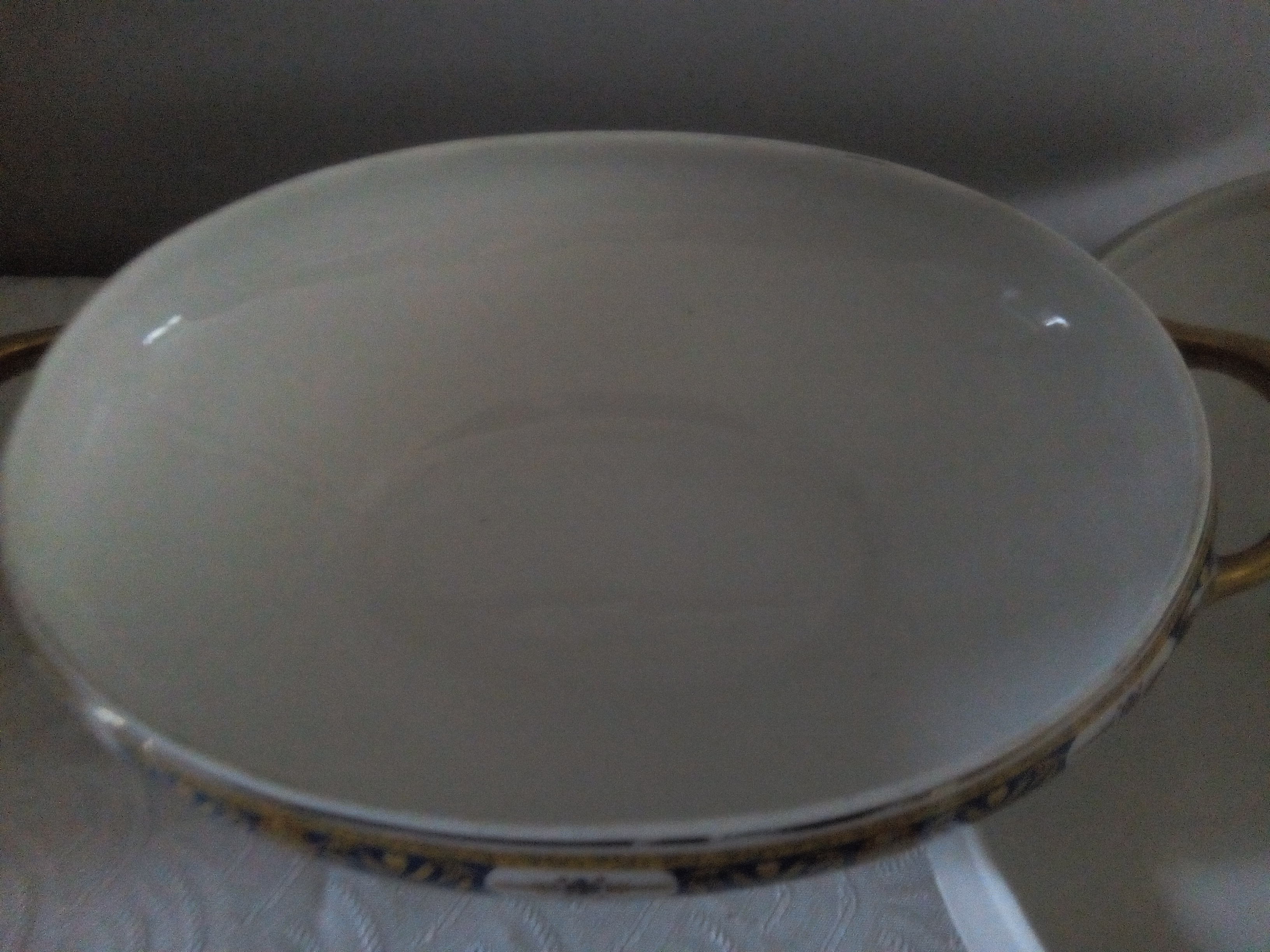 Limoges Porcelain Soup Bowl