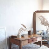 Old-spirited coffee table farm table