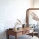 Old-spirited coffee table farm table