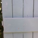 Pair of wooden iron hanging shutters