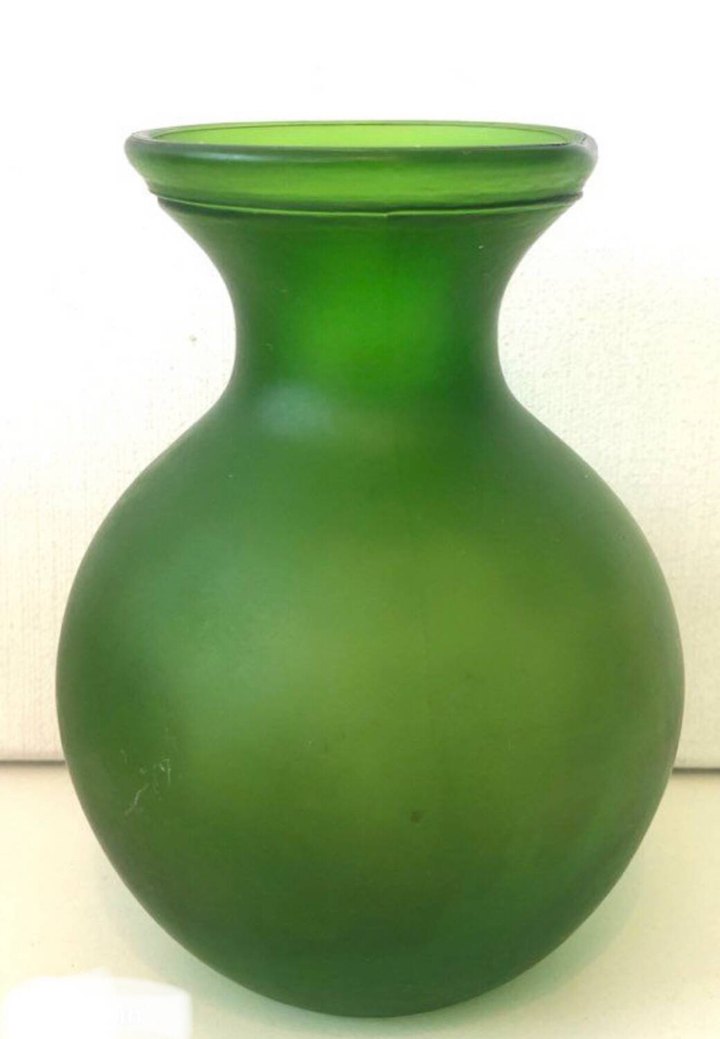 Green vase