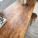 Monastery-style farmhouse table, pine, 210cm