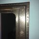 Miroir industriel en métal vintage 1960